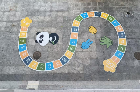 金沙地面游戏彩绘