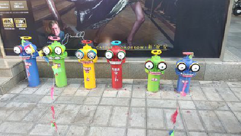 金沙商业区彩绘