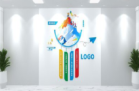 金沙公司企业形象墙的工艺材料有哪些？